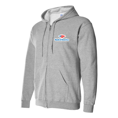 Men's Bank Of America Zipper Hoodie