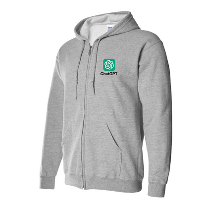 Men's ChatGPT Zipper Hoodie