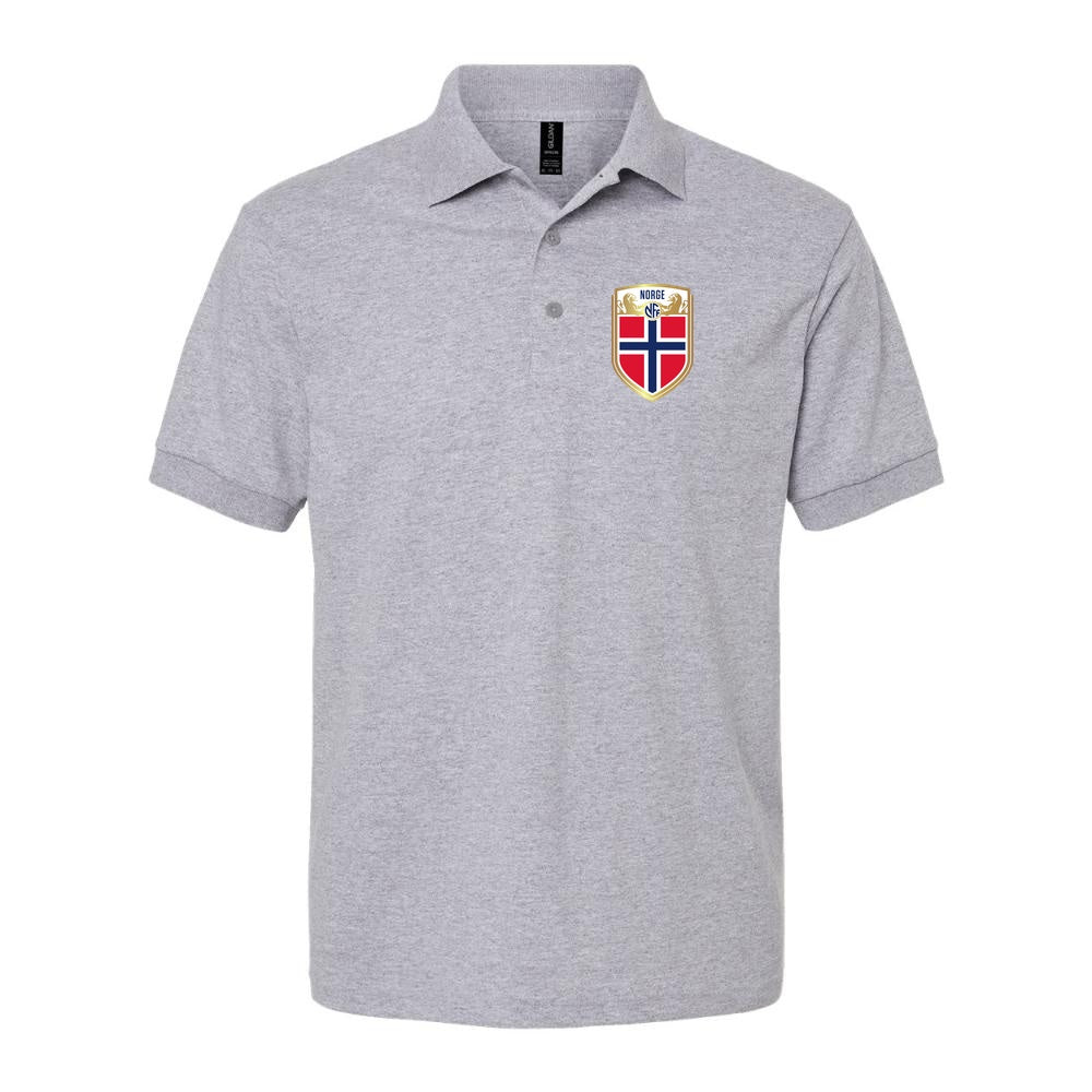Men's Norway Soccer Dry Blend Polo