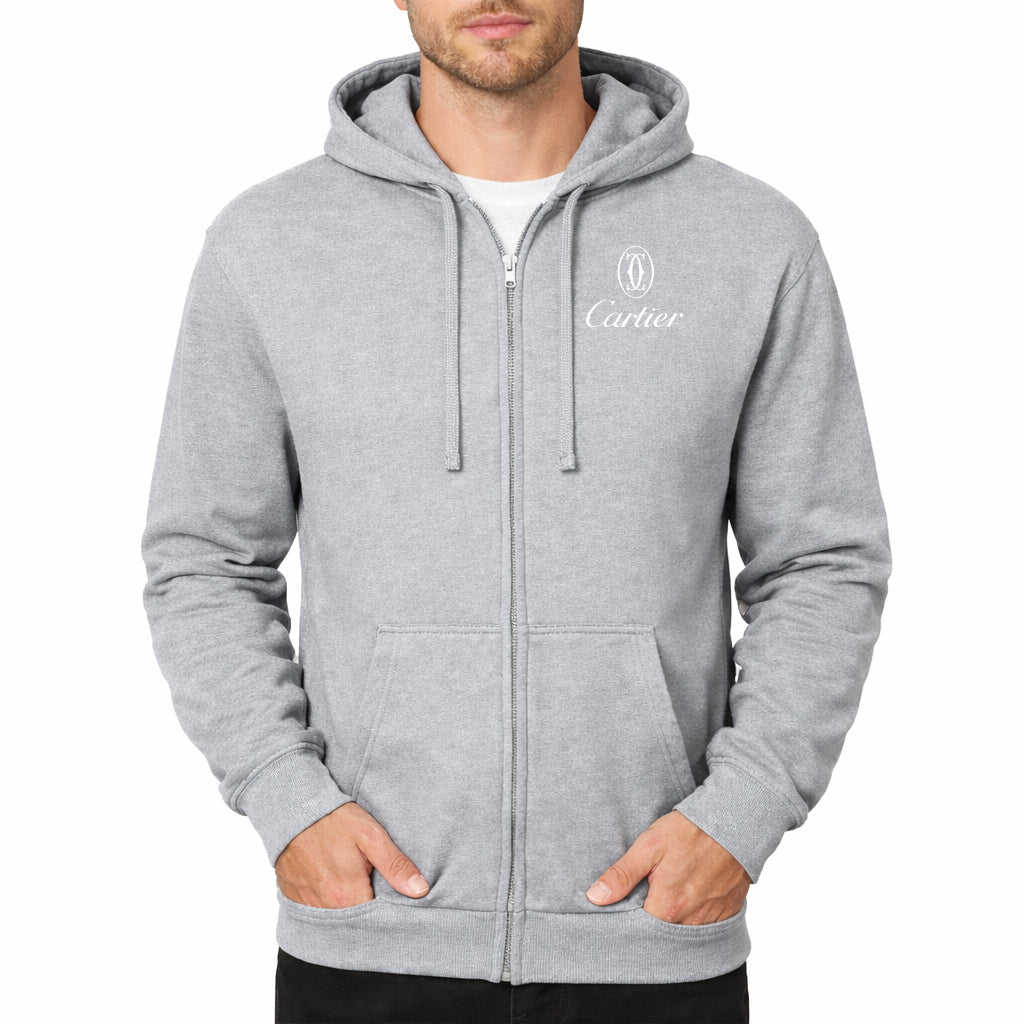 Men's Cartier Jeweller and Watchmaker Zipper Hoodie