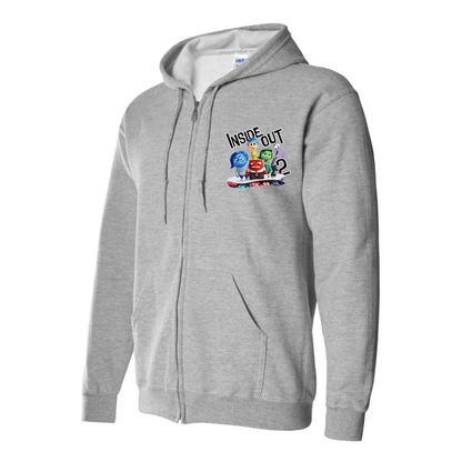 Men's Inside Out 2 Zipper Hoodie