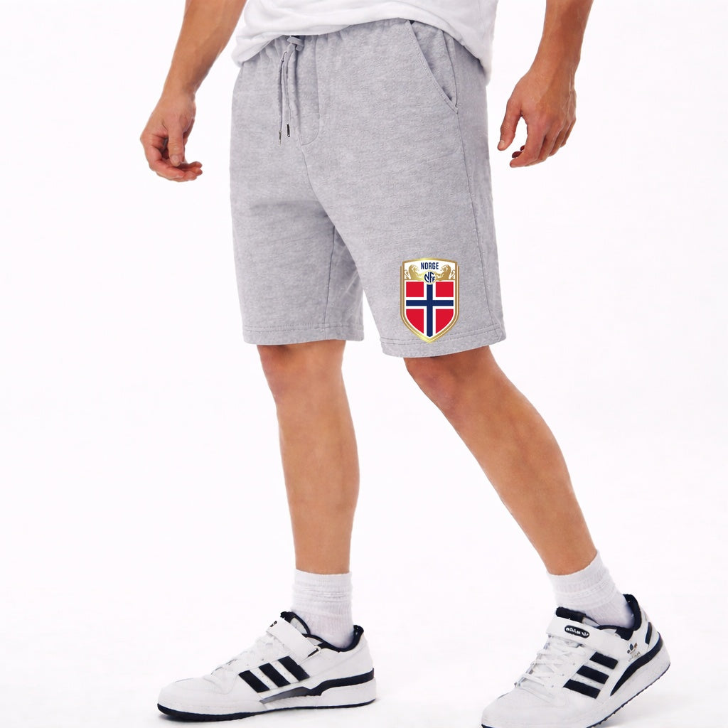 Men's Norway Soccer Fleece Cotton Shorts