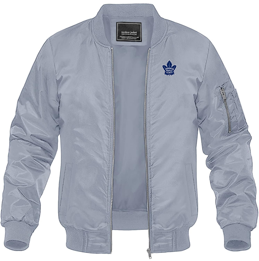 Men's NHL - Toronto Maple Leaf Lightweight Bomber Jacket Windbreaker Softshell Varsity Jacket