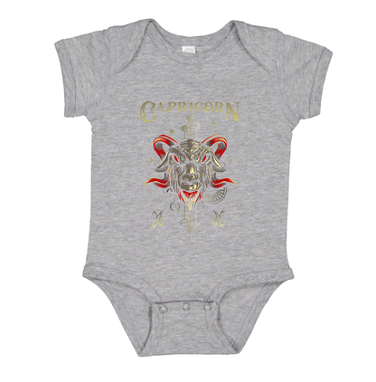 Capricorn Zodiac Baby Romper Onesie