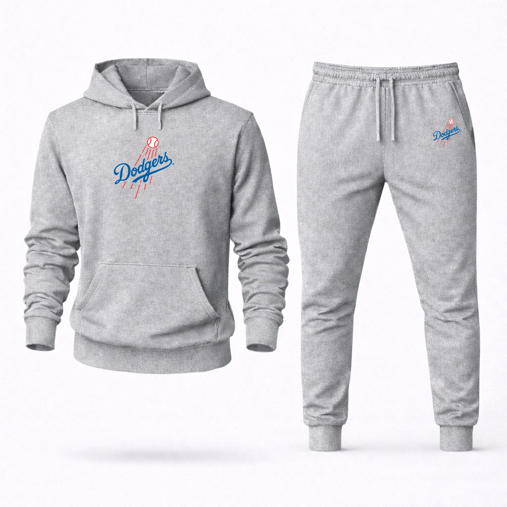 Men's Los Angeles Dodgers Hoodie and Joggers Set