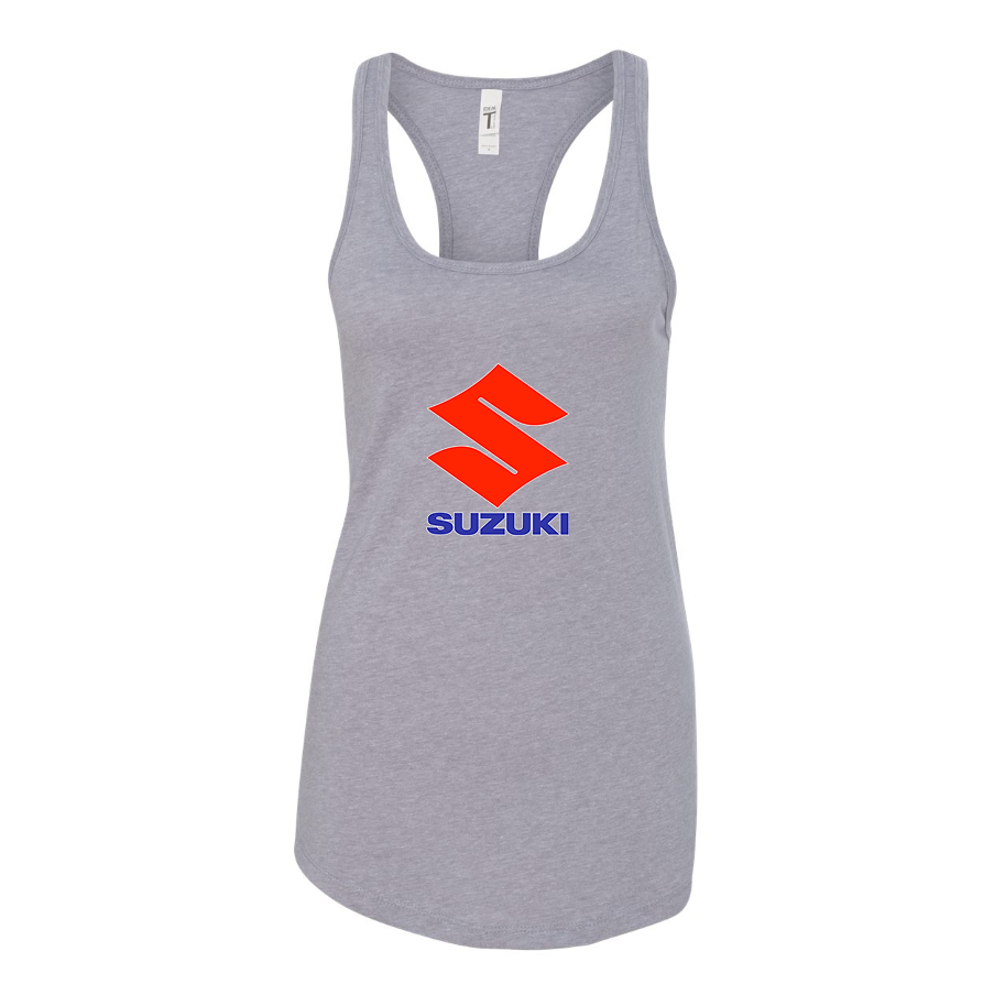 Women's Suzuki Bike Motorcycle Racerback Tank Top