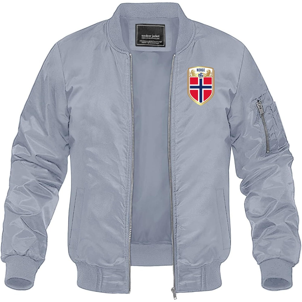 Men's Norway Soccer Lightweight Bomber Jacket