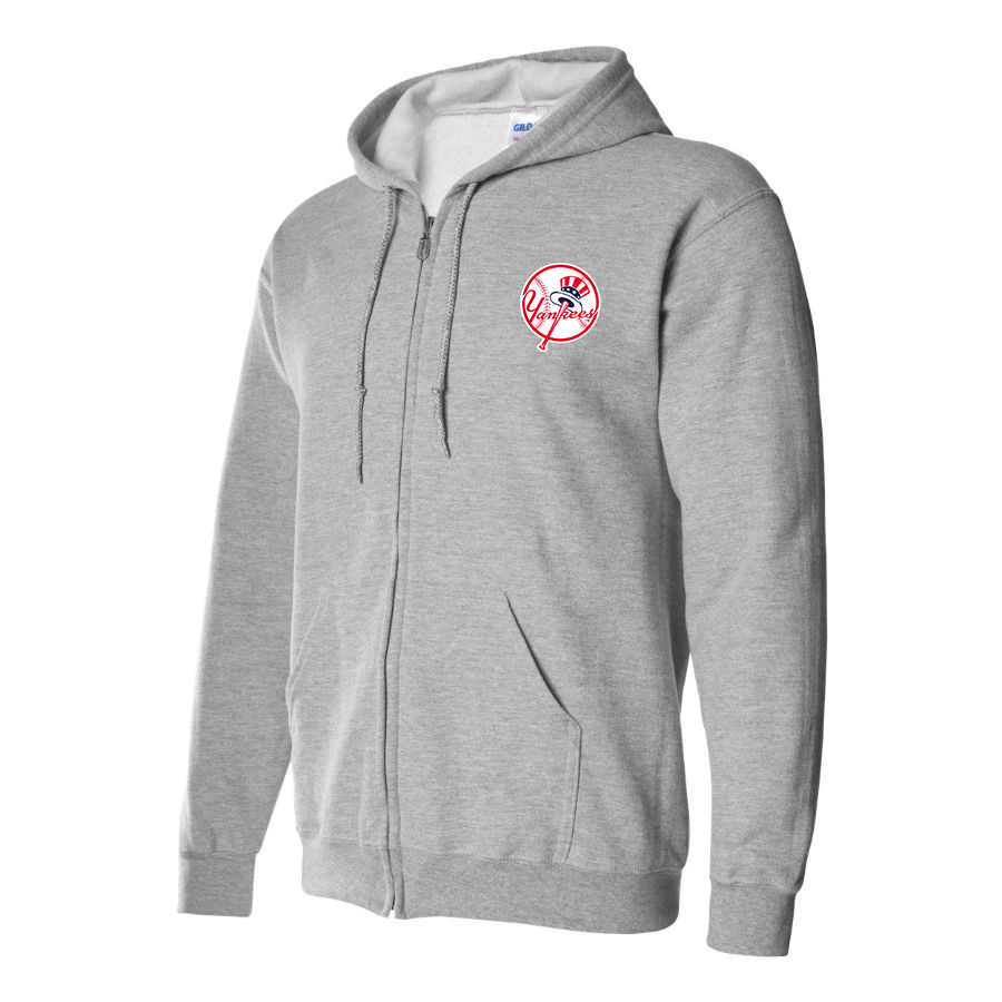 Men's Yankees NY Zipper Hoodie