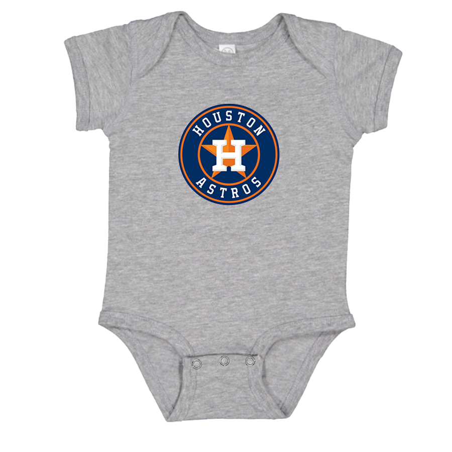 Houston Astros Baseball Baby Romper Onesie