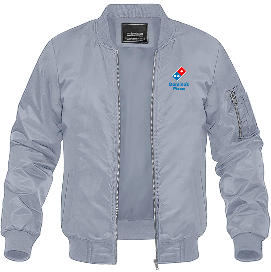 Men's Domino's Pizza Lightweight Bomber Jacket Windbreaker Softshell Varsity Jacket