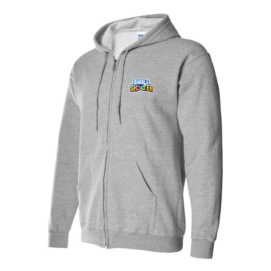 Men's Bubble Shooter Zipper Hoodie