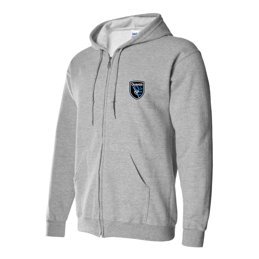 Men's San Joke Earthquakes Zipper Hoodie