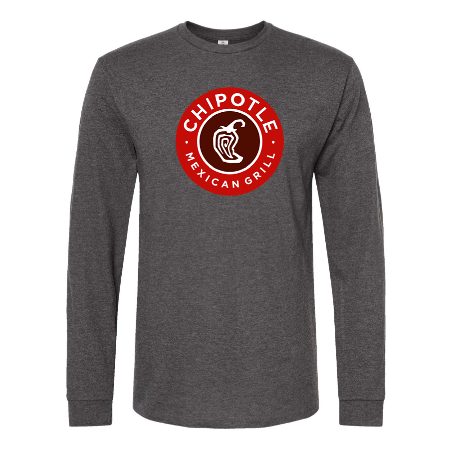 Men's  Long sleeves T-Shirt Chipotle Mexican Grill