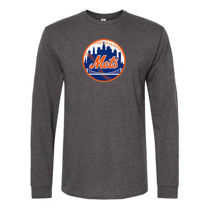 Men's New York Mets Long sleeves T-Shirt