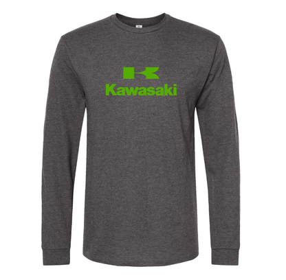 Youth's Kawasaki Bike Motorcycle Long sleeves T-Shirt