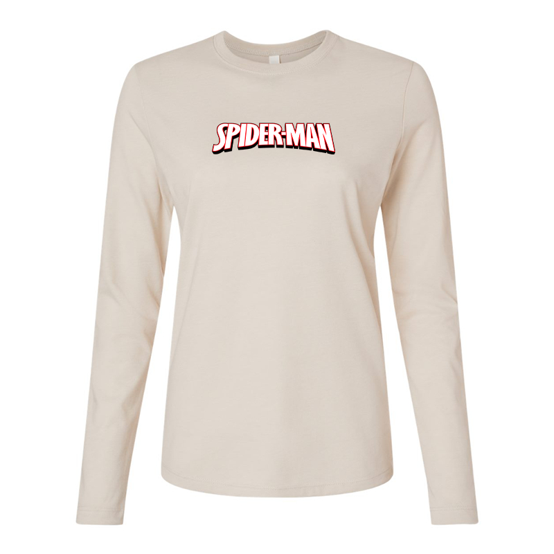 Women’s Spider Man BELLA CANVAS Jersey Long Sleeve Tee