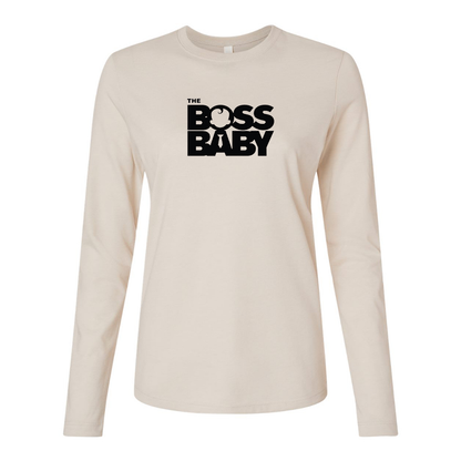 Women’s Boss Baby BELLA CANVAS Jersey Long Sleeve Tee