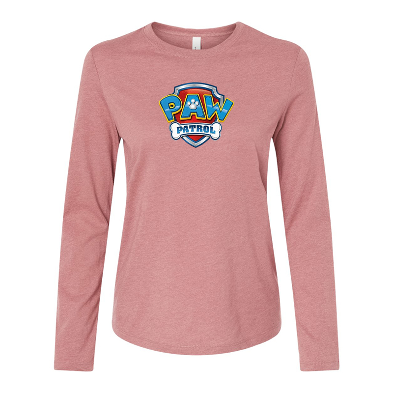 Women’s Paw Patrol  BELLA CANVAS Jersey Long Sleeve Tee