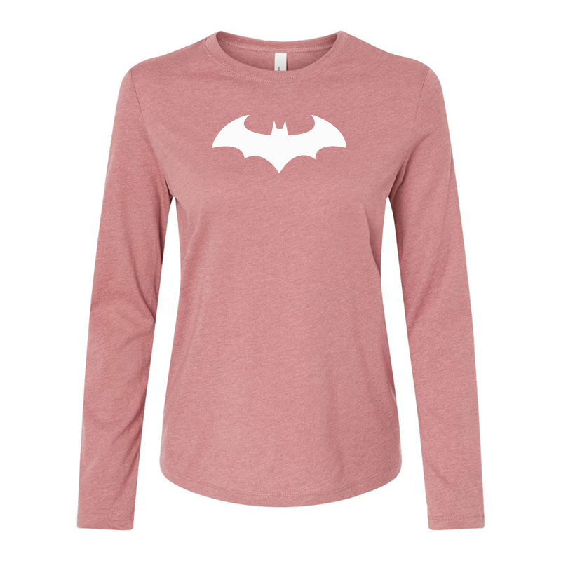 Women’s Batman BELLA CANVAS Jersey Long Sleeve Tee