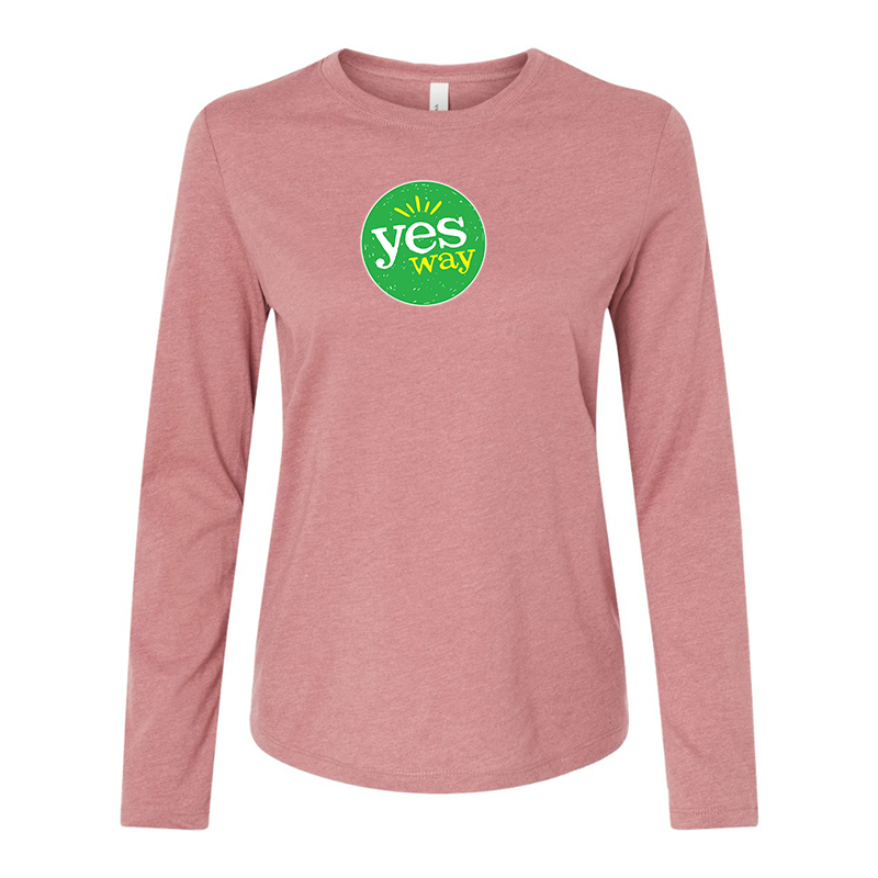 Women’s Yes Way BELLA CANVAS Jersey Long Sleeve Tee