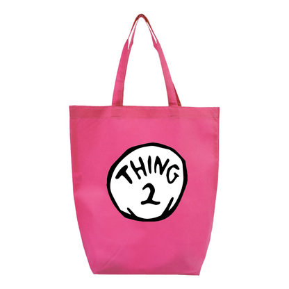 Dr. Suess Thing 2 Q-Tees Non-Woven Gusset Bottom Tote