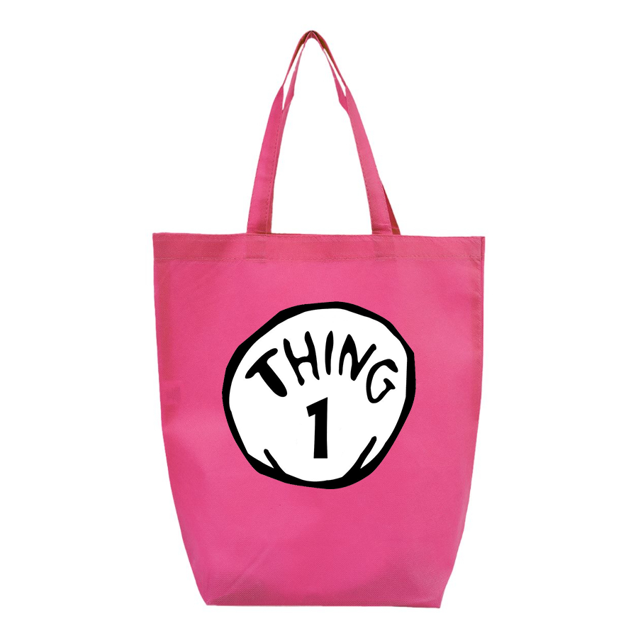 Dr. Suess Thing 1 Q-Tees Non-Woven Gusset Bottom Tote