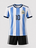Kid’s Argentina Soccer jersey set