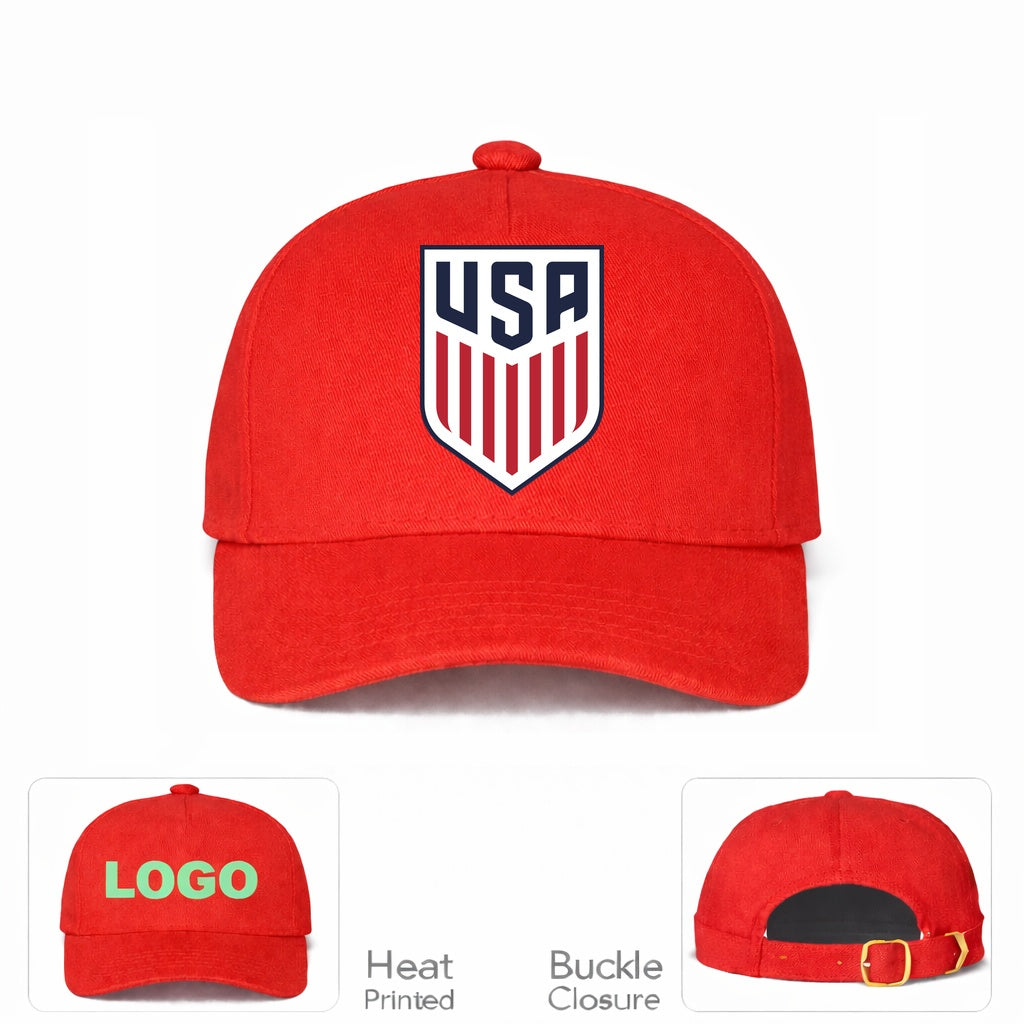 Fifa USA Dad Baseball Cap Adjustable Buckle Hat