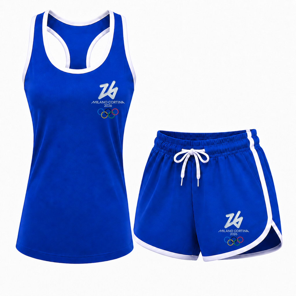 Women’s Winter Olympics 2026 Milano Cortina Tanktop and Shorts Set