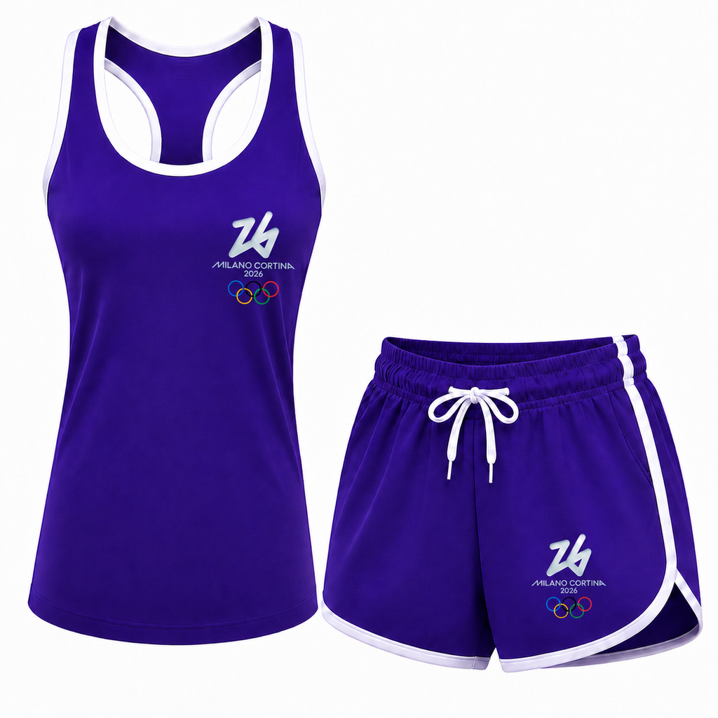 Women’s Winter Olympics 2026 Milano Cortina Tanktop and Shorts Set