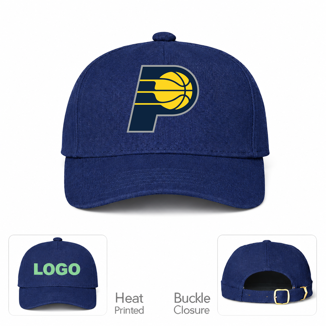 Indiana Pacers Dad Baseball Cap Hat