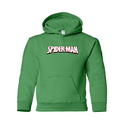 Youth's Spider Man Gildan Heavy Blend Hooded Sweatshirt