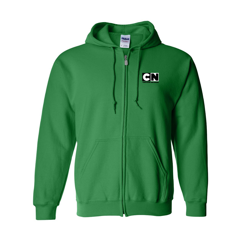 Men's Cartoon Network Gildan Heavy Blend Full-Zip Hooded Sweatshirt