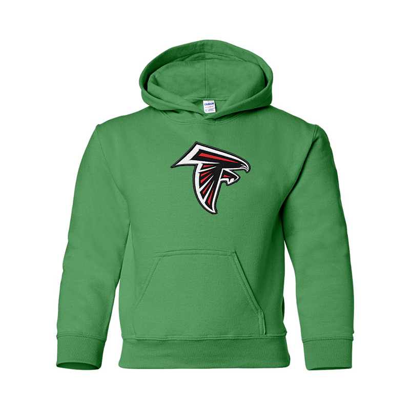 Youth's Atlanta Falcons Embroidered  Gildan Heavy Blend Hooded Sweatshirt