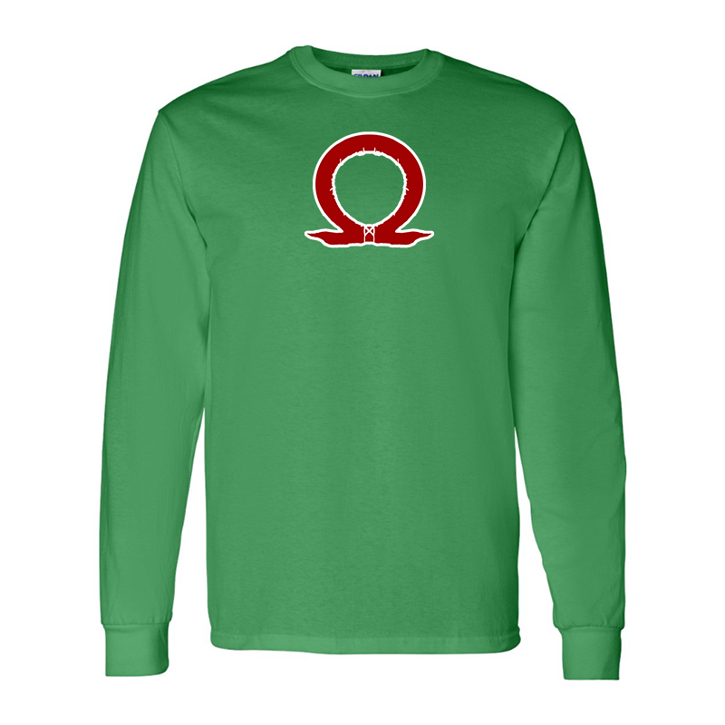 Men's God Of War Gildan Heavy Cotton Long Sleeve T-Shirt