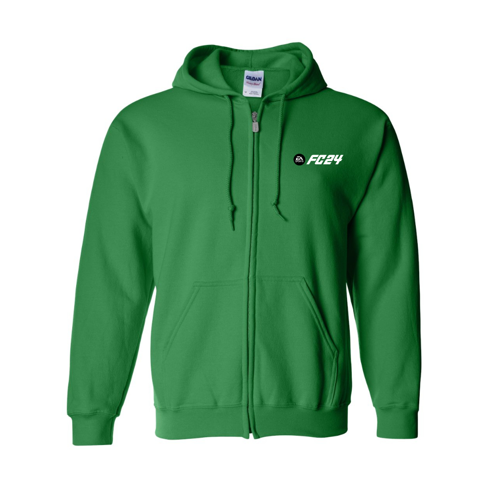 Men's EA Sports FC 24 Gildan Heavy Blend Full-Zip Hooded Sweatshirt