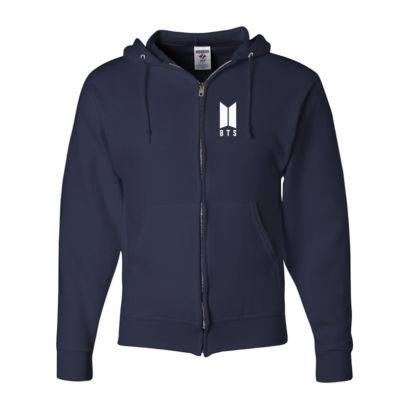 Men's BTS JERZEES NuBlend Full Zip Hooded Sweatshirt