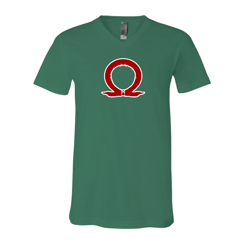 God Of War BELLA  CANVAS  Jersey V-Neck Tee