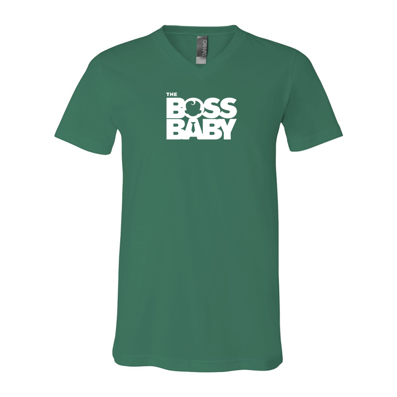 Boss Baby BELLA  CANVAS  Jersey V-Neck Tee