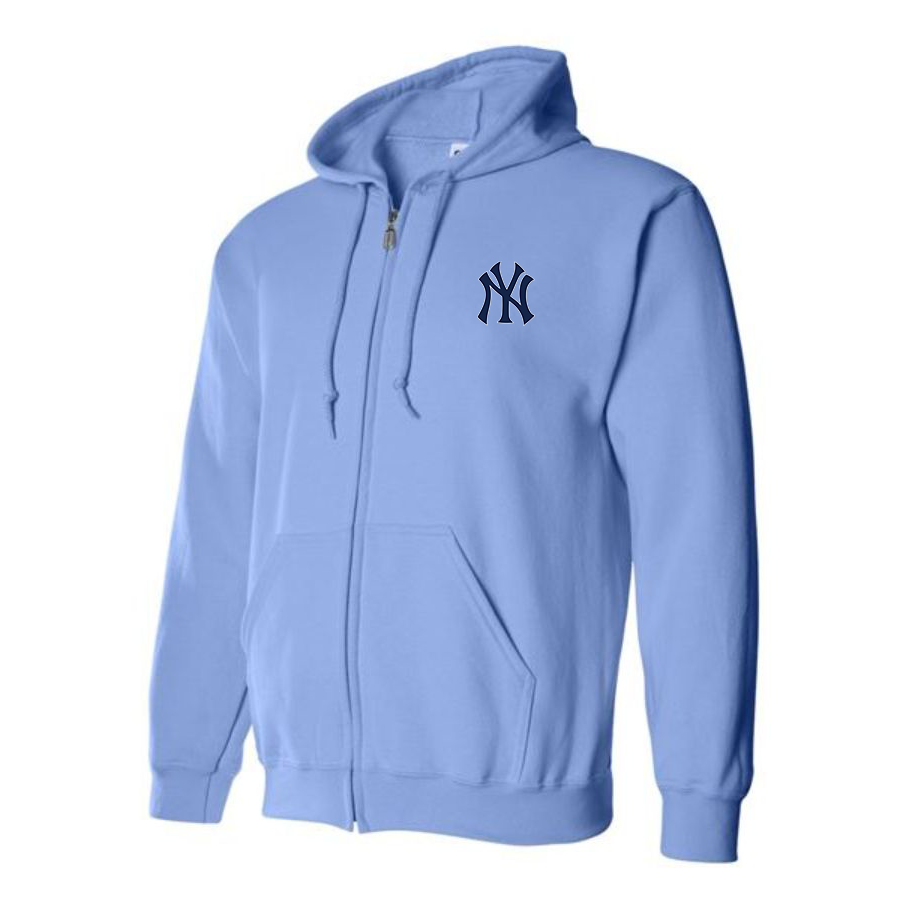 Men's New York NY Yankees Baseball Zipper Hoodie