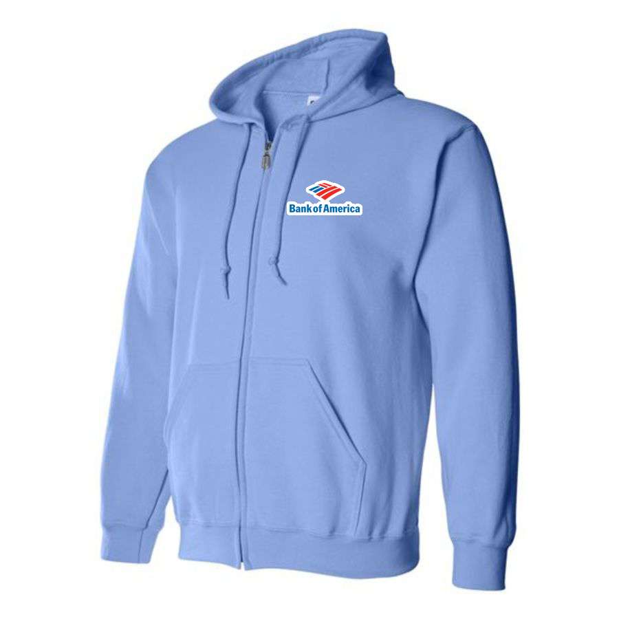 Men's Bank Of America Zipper Hoodie