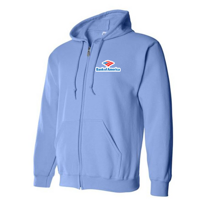 Men's Bank Of America Zipper Hoodie