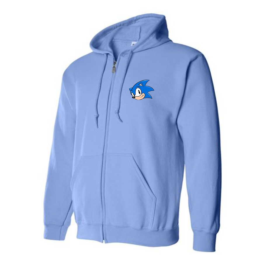 Men's Sonic the Hedgehog Zipper Hoodie