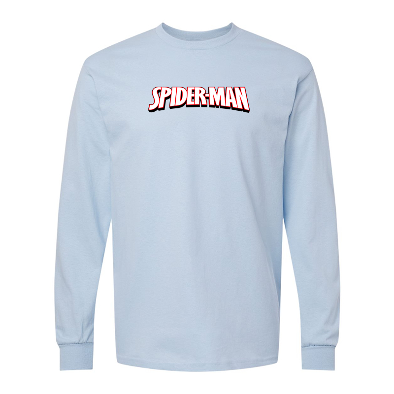 Men's Spider Man Gildan Heavy Cotton Long Sleeve T-Shirt