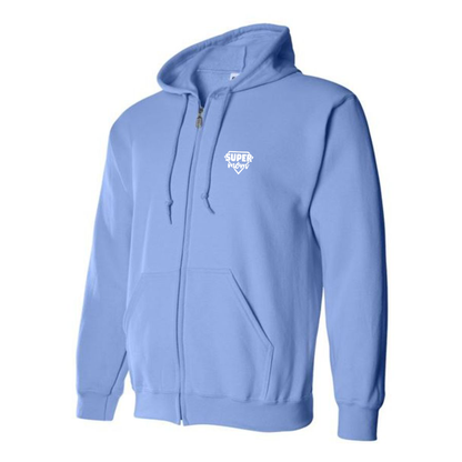 Men's  Super Mom Zipper Hoodie