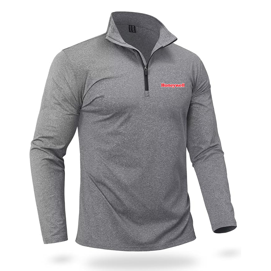 Men's Honeywell  Quarter Zip Pullover Premium Fleece Lined Heather Long Sleeve Golf Shirts Midweight 1/4 Half Zip Sweatshirts