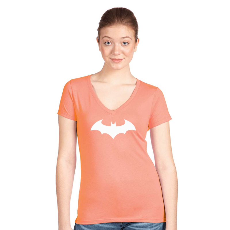 Women's Batman Next Level Ideal V-Neck T-Shirt