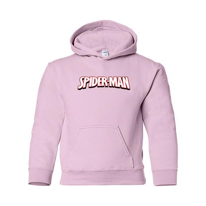 Youth's Spider Man Gildan Heavy Blend Hooded Sweatshirt