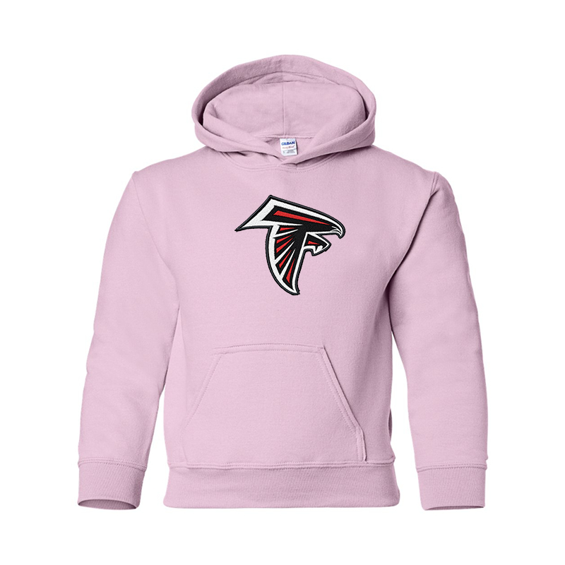 Youth's Atlanta Falcons Embroidered  Gildan Heavy Blend Hooded Sweatshirt