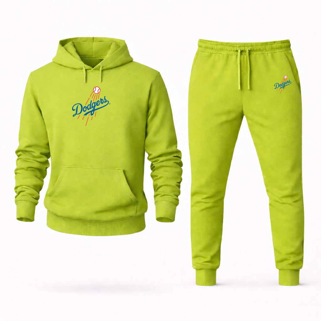 Men's Los Angeles Dodgers Hoodie and Joggers Set